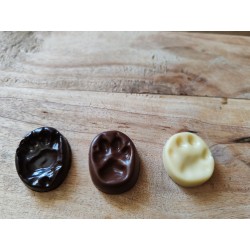 VESTIGIUM® 3D chocolate paws