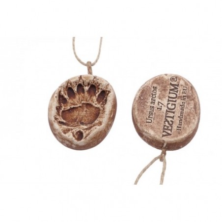 VESTIGIUM® bear paw ceramic pendant