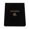 Handmade luxury velvet box for VESTIGIUM® bronze wolf paw