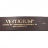 VESTIGIUM® bear paw leather belt detail inside - size stamp